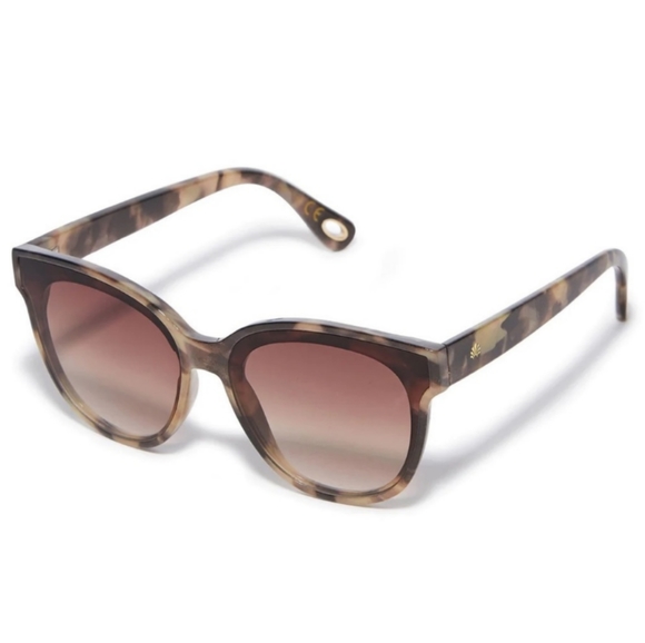 Lele Sadoughi Tortoise Brooklyn Sunglasses - Picture 4 of 4